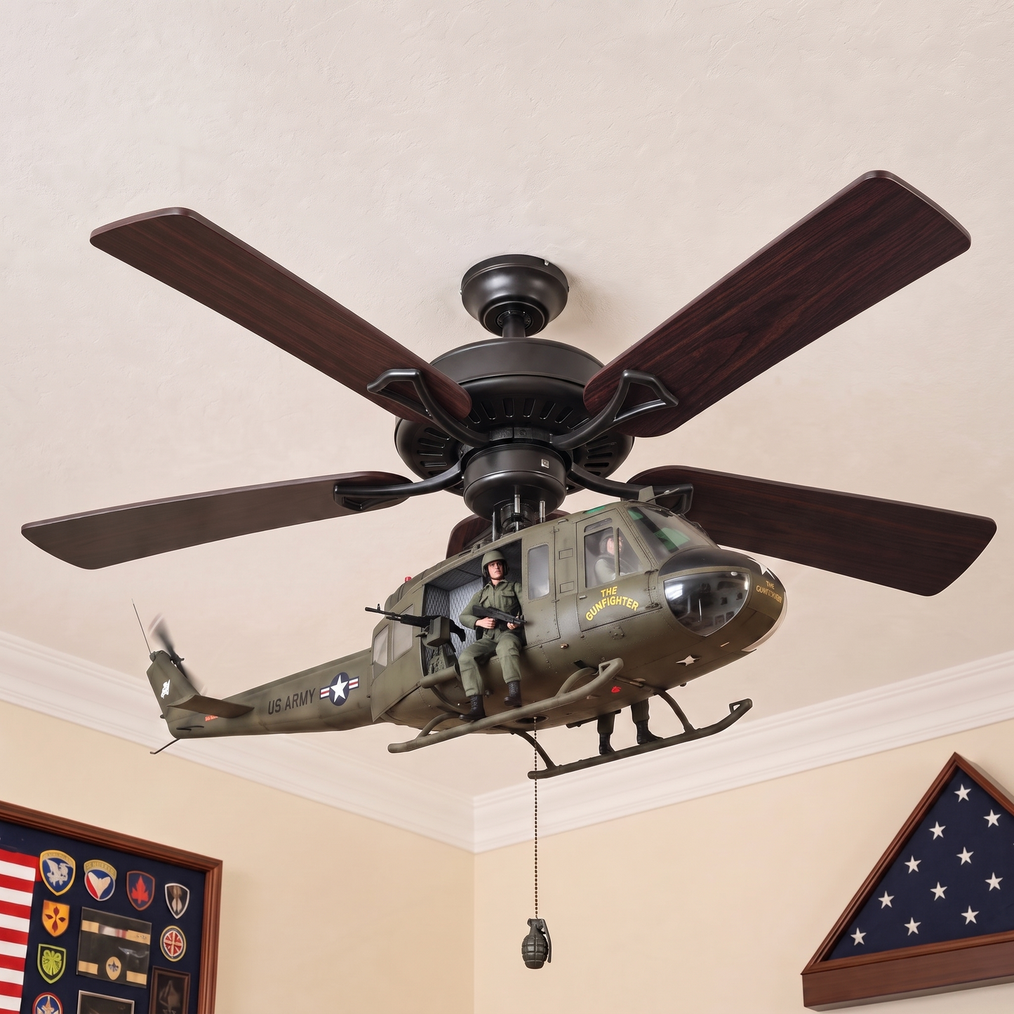 MILITARYCHOPPER Ceiling Attachment